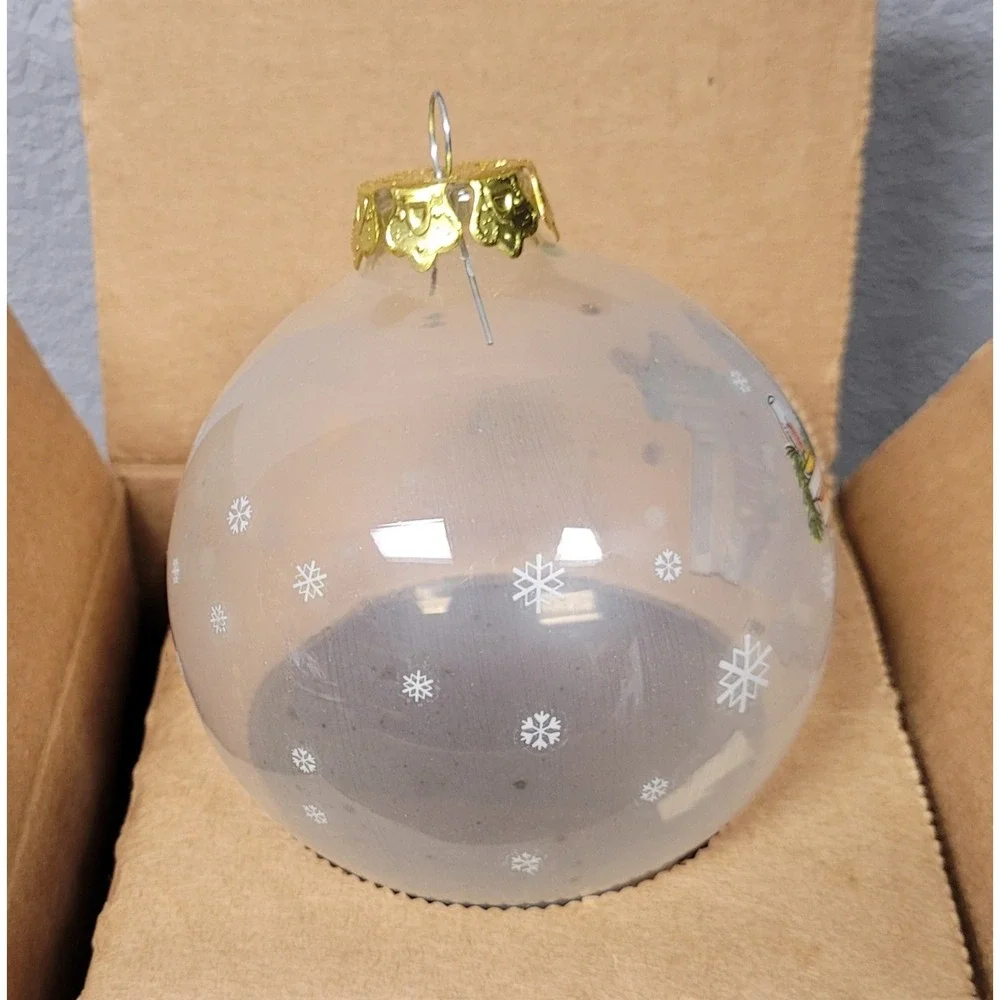 Vintage 1991 Campbell's Kids Collector's Edition Christmas Glass Ball Ornament